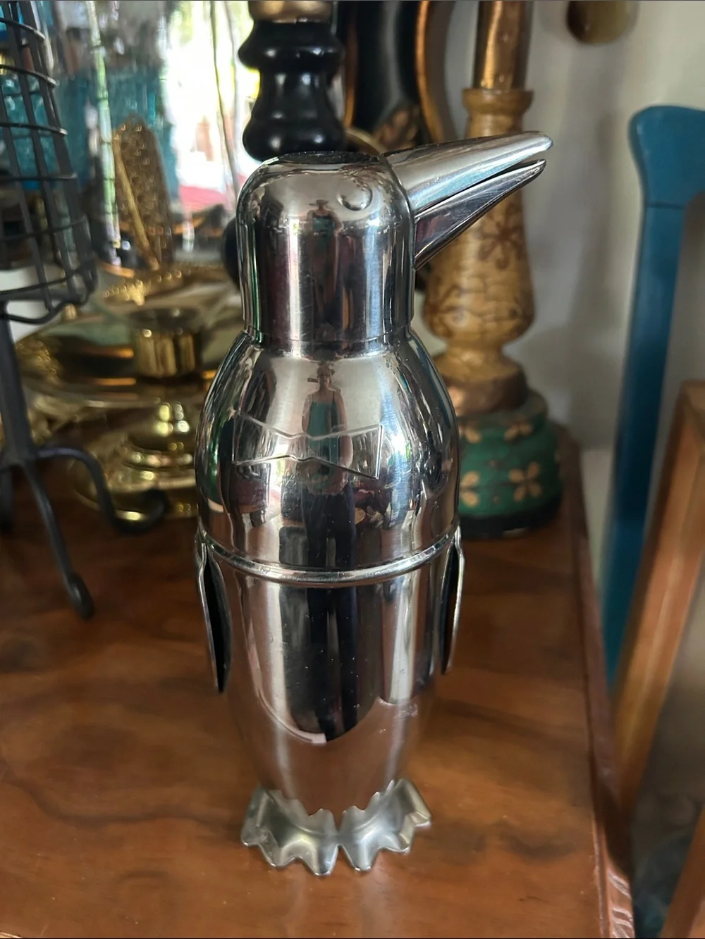 Penguin-Shaped Cocktail Shaker